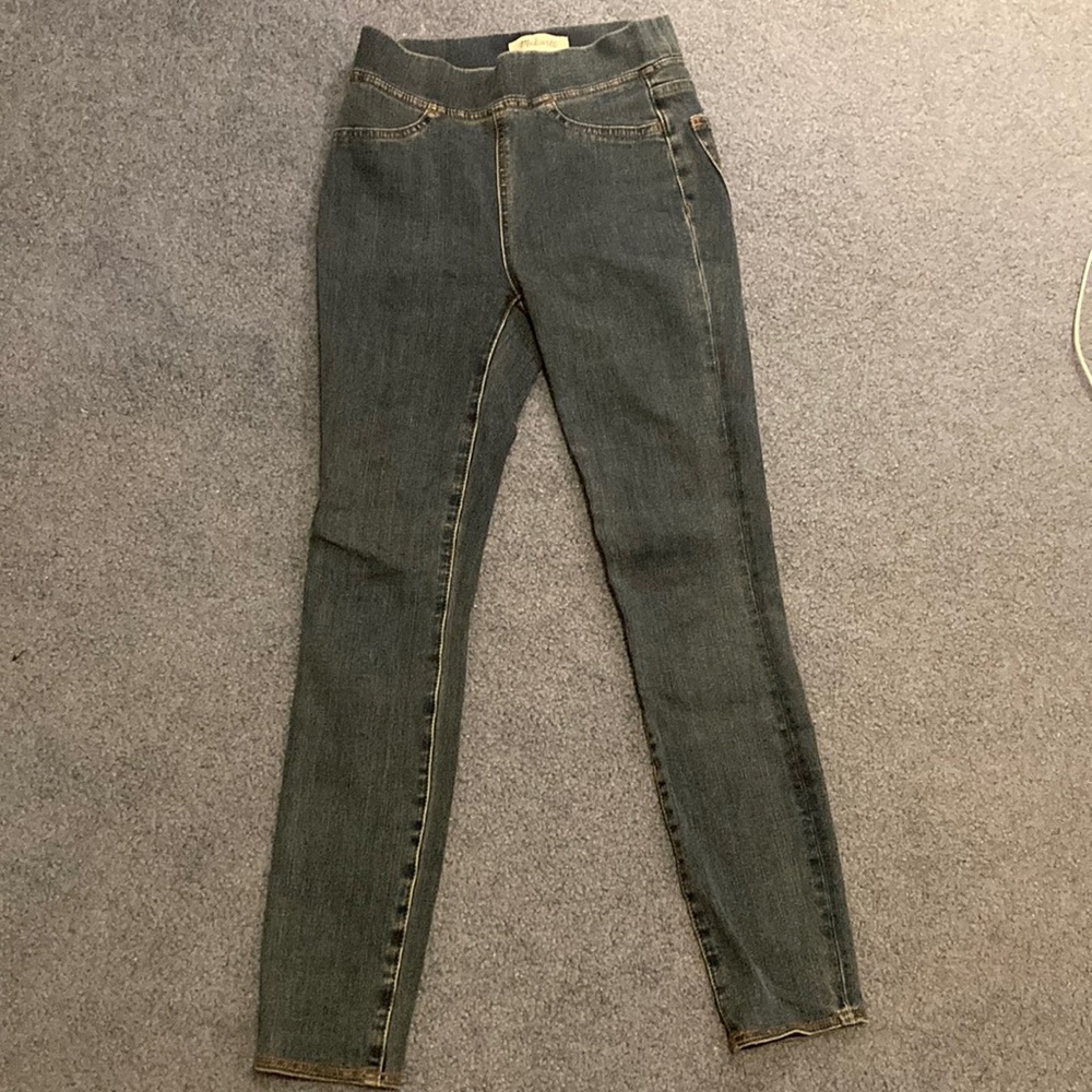 MADEWELL Pull-On Skinny Jeans in Wisteria Wash Size 23